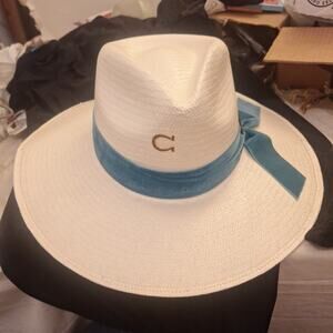 Charlie 1 Horse Womens Straw Western Cowboy Hat Size 7 1/2 Premier New With Tag